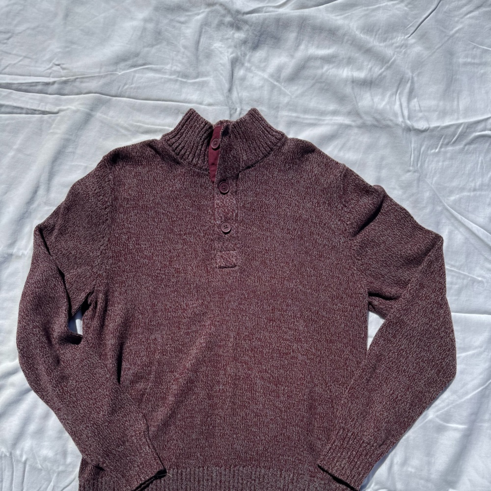 Merona Men's Maroon Crewneck Sweater